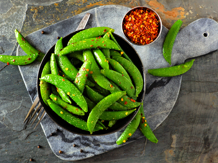 Spicy-Sugar-snap-peas